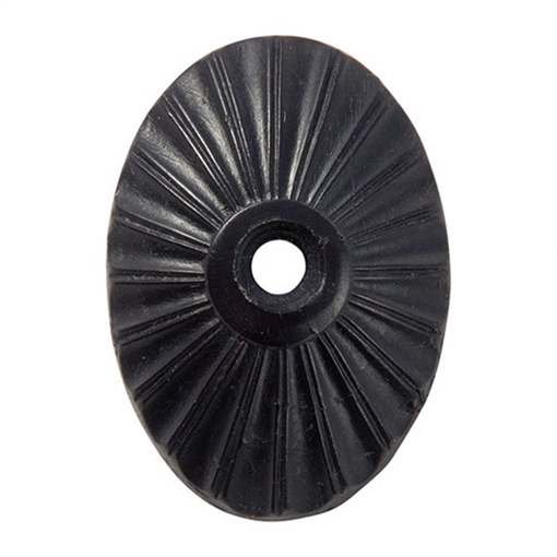 N.C. Ordnance STARBURST EUROPEAN GRIP CAP BLACK POLYURETHANE GC531