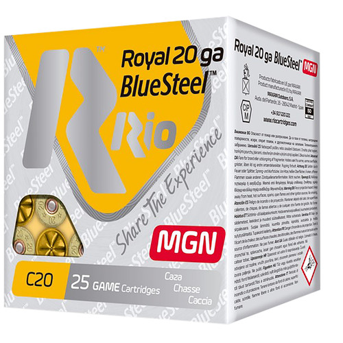 Rio BlueSteel Royal 20 Ga, 3", 1 oz, 4 Shot, 25rd Box