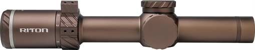 Riton Optics 3 Series Tactix, Rifle Scope, 1-8X24mm, 30mm Tube, OT Illuminated Reticle, Second Focal Plane, Flat Dark Earth 3T18ASIFDE23