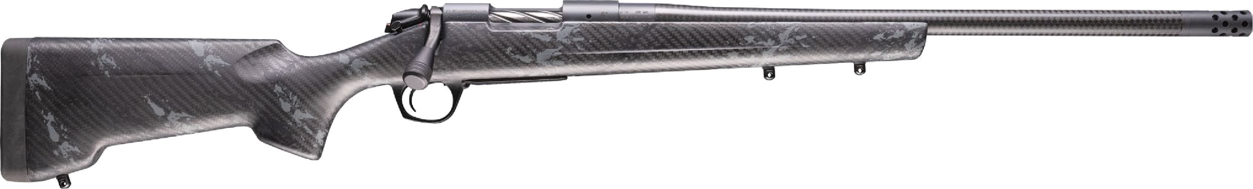 Bergara CIMA CF Rifle B14S1204CF, 22-250 Rem, 20", Carbon Fiber Rtm Sporter Stock, 4 Rds