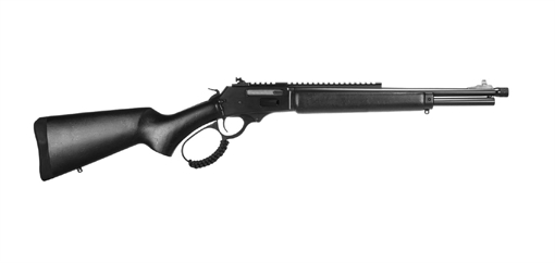 Rossi R95, Tripple Black, Lever Action Rifle, 45-70 Government, 16.5" Threaded Barrel, 5/8X24, Cerakote Finish, Black, Ghost Ring Sight, Picatinny Rail, Medium Loop, 5 Rounds 954570161TB