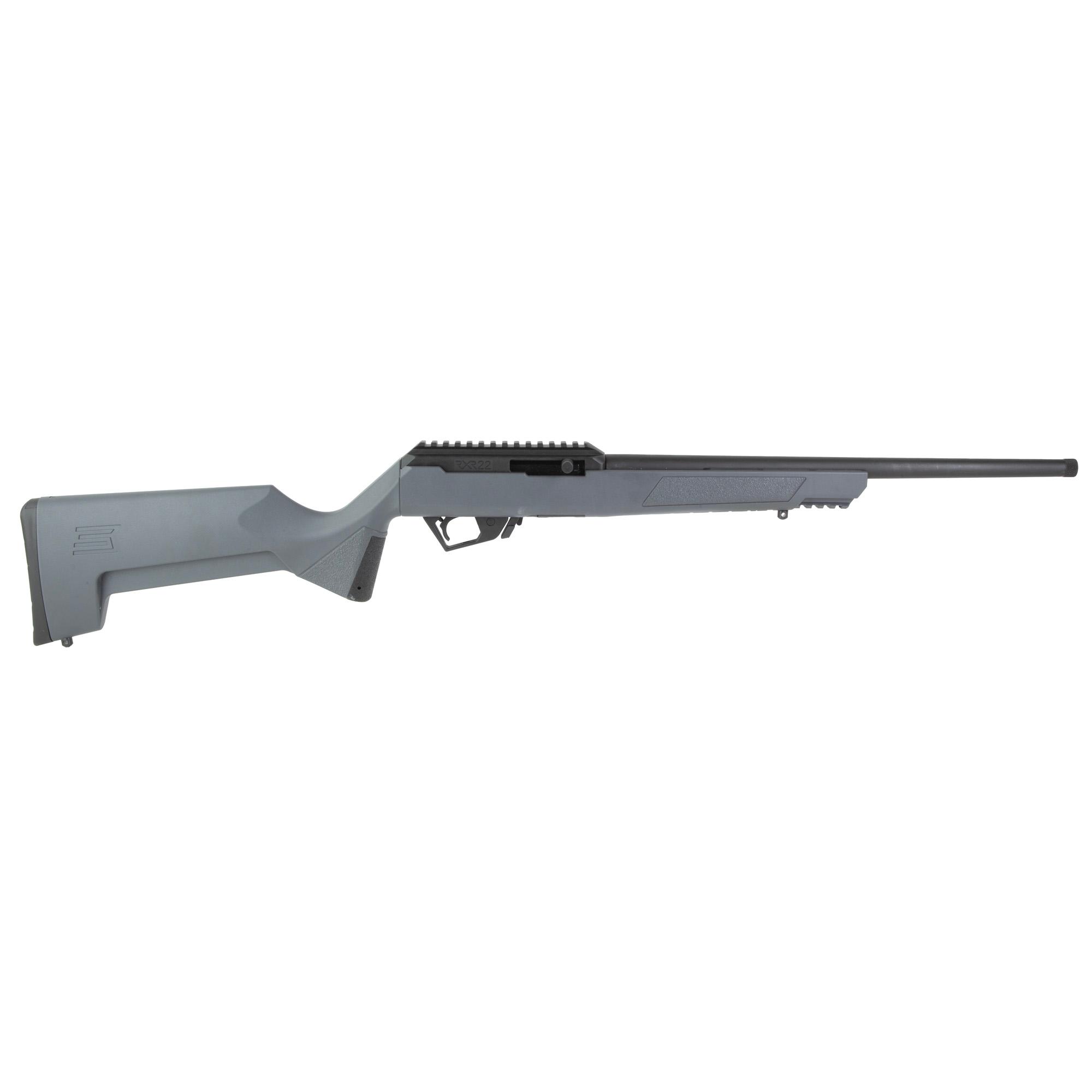 Savage RXR Semi-Auto Rifle 19777, 22 LR, 16.5", Synthetic Gray Stock, Threaded, 10 Rds