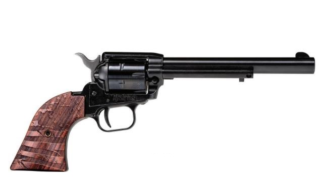 Heritage Rough Rider .22LR 4.5″ Barrel w/1776 Betsy Ross Flag Grip Revolver #RR22B4WBRN35