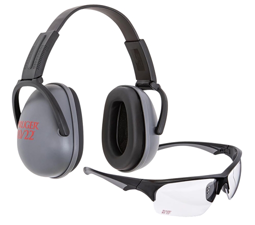 ALLEN RUGER 10/22 PASSIVE MUFF AND SHOOTING GLASSES COMBO 70573
