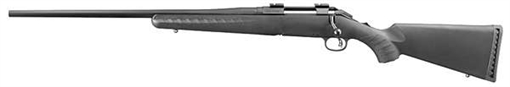 Ruger American Full Size 308 Win 4+1 22" Matte Black Steel Barrel, Matte Black Picatinny Rail Steel Receiver, Black Fixed Synthetic Stock, Left Hand 6917