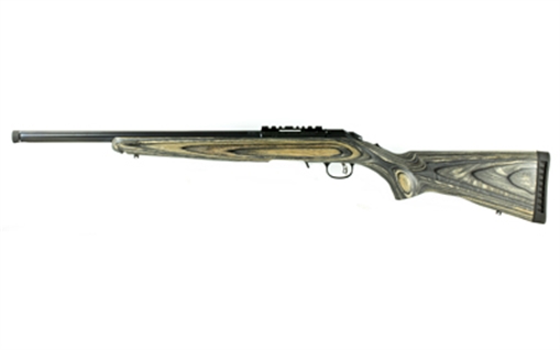 Ruger American Rimfire Target, Bolt Action, 22WMR, 18" Threaded Barrel, 1:14" Right Hand Twist, Bull Barrel, Satin Blued Finish, Alloy Steel, Black Laminate Stock, Flush Mounted Rotary Magazine, 9 Rounds 08349