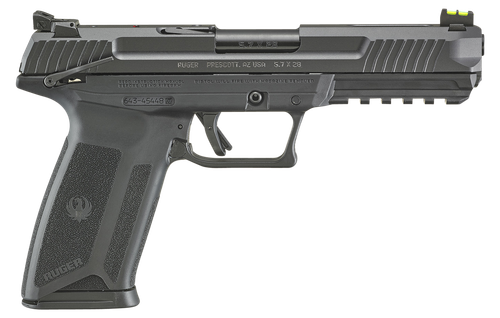 Ruger-5.7 5.7x28mm, 4.9" Barrel, Black, Optic Ready, 20rd