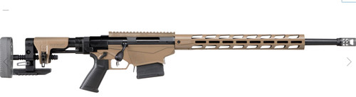 Ruger Precision 308 Winchester, 20" Barrel, Davidsons Dark Earth Cerakote, Adjustable Stock, 10rd