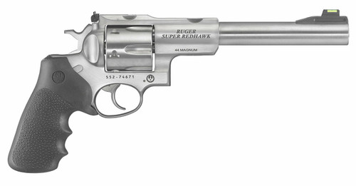 Ruger Super Redhawk TALO Exclusive 44 Magnum/44 Special, 7.5" Barrel, Stainless Steel Frame, Black Hogue Grip, 6rd