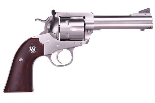 Ruger Bisley Flattop 44 Special, 4.625" Barrel, Stainless Steel, Rosewood Grip, 6rd
