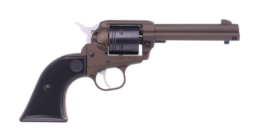 Ruger Wrangler 22 LR, 4.625" Barrel, Midnight Bronze Frame, Black Grip, 6rd