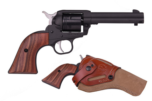 Ruger Wrangler TALO Edition 22 LR, 4.62" Barrel, Black Cerakote, Checkered Synthetic Grip, DeSantis Wild Hog Holster, 6rd