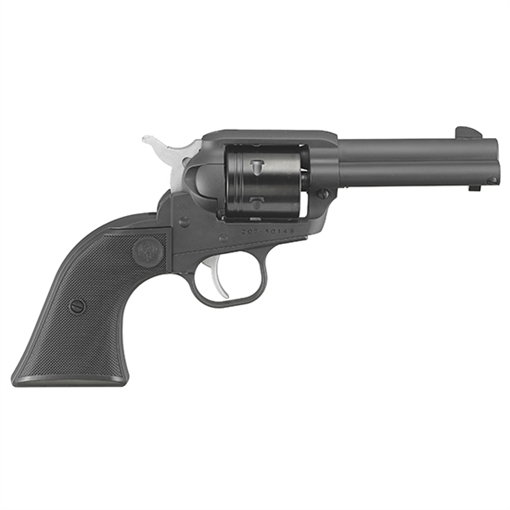 Ruger Wrangler, Single Action Only, Revolver, 22LR, 3.75" Barrel, Aluminum Alloy Frame, Cerakote Finish, Black, Black Synthetic Grips, Integral Notch Rear Sight/Blade Front Sight, Transfer Bar Safety, 6 Rounds 02052