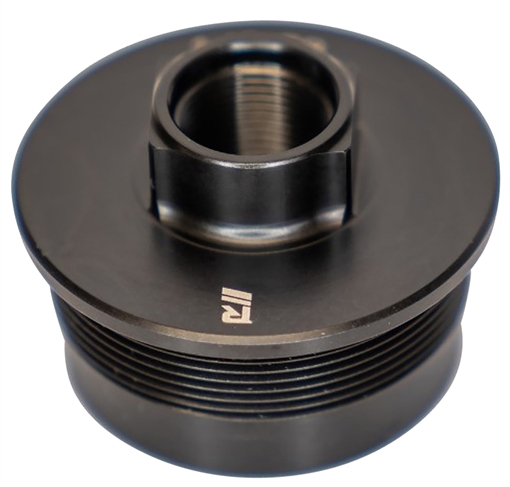 Rugged Suppressors Universal Direct Thread Mount M18x1.5 tpi, Black, Fits 1.375"-24 tpi Tube Threads DTM005