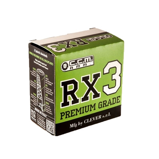 Clever RX3 PREMIUM 12 GAUGE INT 2-3/4'' 24GR #8 SHOT 250/BOX CMRX312IT788