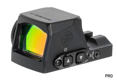 OVERTOCK - Sig Sauer ROMEO-X PRO Red Dot Sight 2 MOA Dot 32 MOA Circle Black - SORX1000