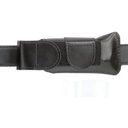 Safariland Horizontal Mag Pouch Single Black Leather Hook & Loop Compatible With Glock 20/21 1233832