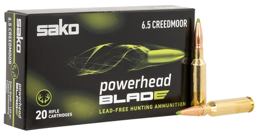 SAKO (TIKKA) PowerHead Blade 6.5Creedmoor 120gr 20 Per Box/10 Case JASPHB65CM120B