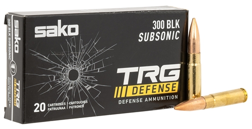 SAKO (TIKKA) MatchKing 300Blackout 220gr 20 Per Box/10 Case JASTRG300BLK220B