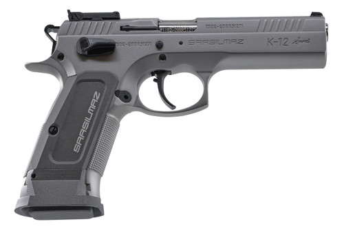 SAR USA K12 Sport SAO 9mm, 4.7" Barrel, Steel Frame, Stainless, 17rd