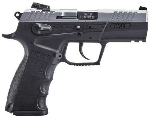 SAR CM9 9mm, 3.8" Barrel, Polymer Frame, Stainless, 2x17rd Mags