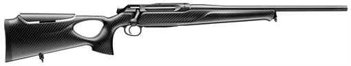 Sauer 505 Synchro XTC Full Size 6.5 PRC 3+1 22" Matte Blued Threaded Barrel, Matte Blued Saddle Mount Steel Receiver, Black Thumbhole w/Adj Comb Carbon Fiber Stock 80117662