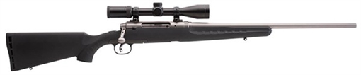 SAVAGE AXIS II XP RIB 6.5 CREEDMOOR 22" SS BBL BLACK SYN STK DBM BUSHNELL BANNER 3-9X40 SCOPE 57104