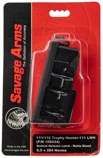 Savage OEM 6.5x284 Norma Savage Axis, 10, 110, 11, 16 4rd Blued Detachable 55234