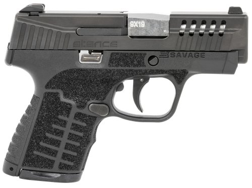 Savage Stance MC9 9mm, 3.2" Barrel, Black, Polymer Frame, 8rd
