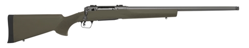 Savage Arms 110 Trail Hunter 223 Rem 4+1 22" Threaded/Medium Heavy Profile, Tungsten Gray Cerakote Barrel/Rec, OD Green Hogue Overmold Stock, Adj. AccuTrigger, Weaver Base 58030