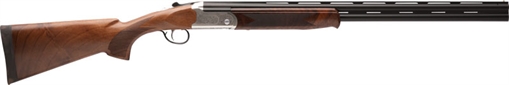 Stevens 555 E 20 Gauge 3" 26" Over/Under Vent Rib Barrel, Silver Engraved Receiver, Oiled Turkish Walnut, Includes Five Chokes, Ambidextrous Hand 22593