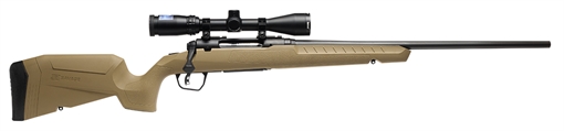 Savage Arms Axis 2 XP Combo Full Size 223 Rem 4+1 22" Black Sporter Barrel, Black Carbon Steel Receiver Drilled & Tapped, Flat Dark Earth Fixed Synthetic Stock, Weaver 3-9x40mm Scope, Right Hand 32160