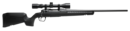 Savage Arms Axis XP Compact, Bolt Action Rifle, 243 Winchester, 20" Sporter Contour Barrel, Matte Finish, Black, Polymer Stock, 1 Magazine, 4 Rounds, Includes 3-9x40 Scope 32024