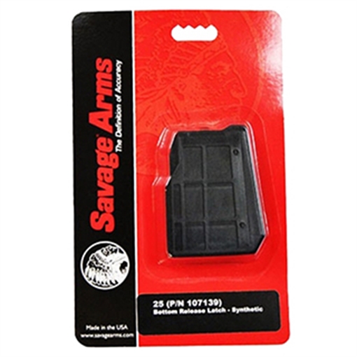 SAVAGE MAGAZINE MODEL 25 22 HORNET 4RD SYNTHETIC MATTE 55222