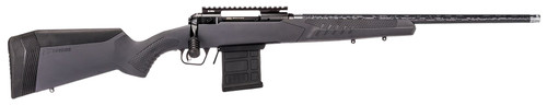 Savage 110 Carbon Tactical 6.5 PRC, 24" Threaded Barrel, Gray AccuStock, Black Rec, 8rd
