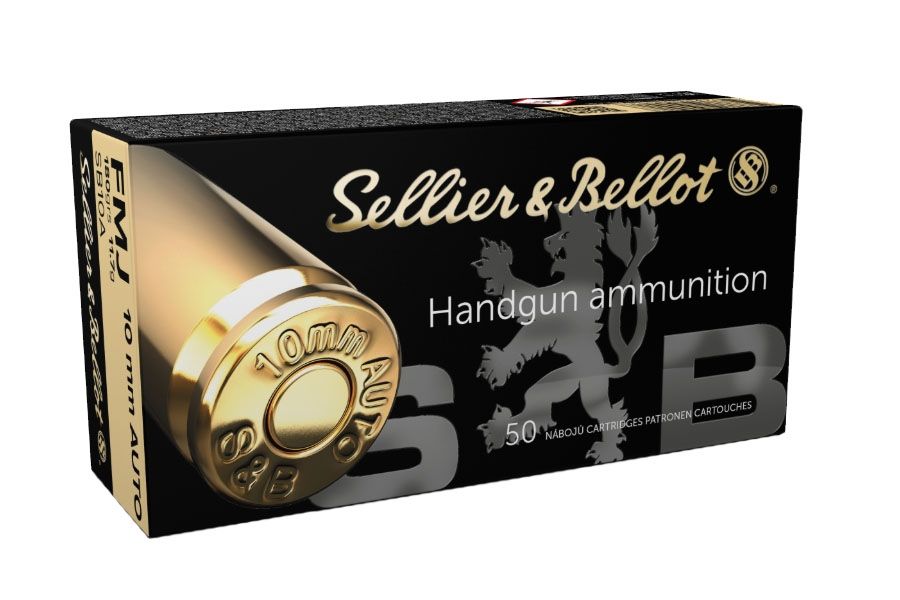 Sellier & Bellot 10MM Auto 180gr. FMJ 50rd Box #SB10A