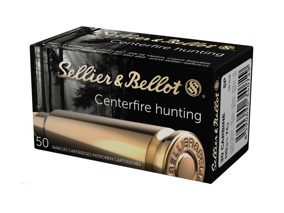 Sellier & Bellot 30 Carbine 110gr. SP 50rd Box #SB30B