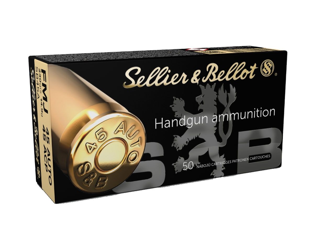 Sellier & Bellot .45 Auto/ACP 230gr. FMJ 50rd Box #SB45A