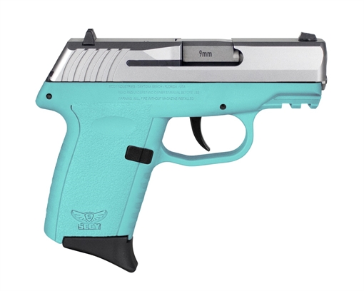 SCCY INDUSTRIES 9MM TT SLIDE S-BLU GRIP NO EXTERNAL SAFETY 10RD GEN 3 CPX-2TTSBG3 CPX2TTSBG3