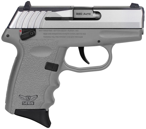 SCCY CPX-4 HGA 380 AUTO 2.96IN BBL AMBI SAFETY SNIPER GRAY/SS 2-10RD CPX-4TTSG
