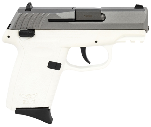 SCCY INDUSTRIES 9MM TT SLIDE WHT GRIP DOUBLE SIDED SAFETY 10RD GEN 3 CPX-1TTWTG3 CPX1TTWTG3