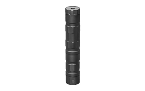 SilencerCo Switchback 22, 2.0, Rimfire Suppressor, Modular, 22LR/17HMR/22MAG/5.7MM, 1/2X28, Stainless Steel Baffles, Titanium Tube, Raw Titanium Finish, 1.07" Diameter, 2.5" -5.75" Length SU5085