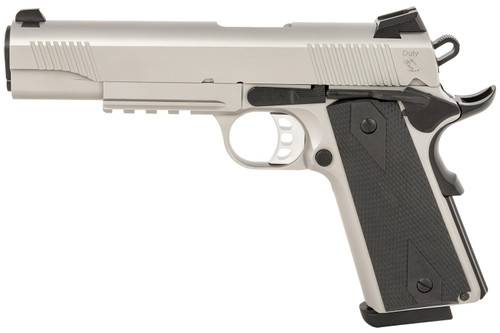 Tisas 1911 Duty, .45 ACP,5" Black Cold Hammer Forged Barrel, Stainless, 8rd