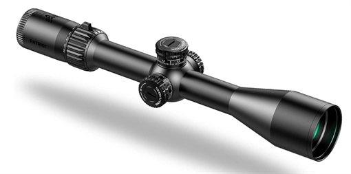 Swampfox Patriot Precision Series 6-24x50 Rifle Scope FFP Sharpshooter Grid MIL Reticle Black PAT62450-L