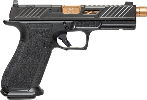Shadow Systems DR920 Elite 9mm, 5" TB, NS, OR, Bronze Barrel, 17rd Demo Floor Sample