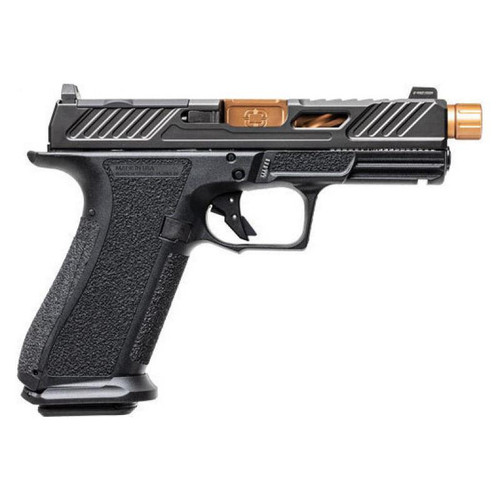 Shadow Systems XR920 Elite 9mm, 5.5" TBl, NS, OR, Bronze Barrel, 17rd