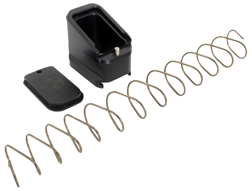 Shield Arms +5/+4 Magazine Extension Aluminum, Anodized Finish, Black, Fits CZ P10C/P07 CZP10C-ME-5-BLK CZP10CME5BLK