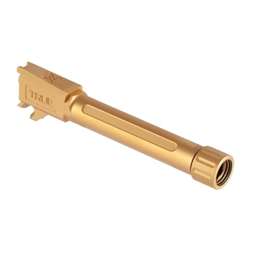True Precision SIG P365 XL X-FLUTED MATCH GRADE THREADED 3.7'' BBL GOLD TP-P365XLB-XTG