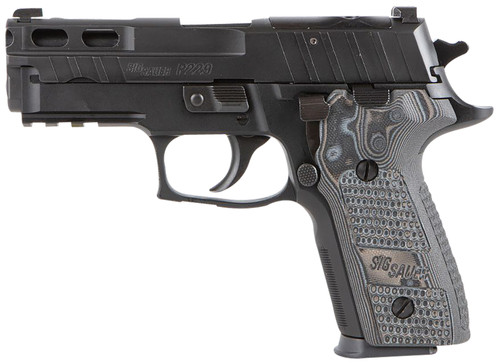Sig P229 Pro 9mm, 3.9" Barrel, XRAY3 NS, Hogue Black/Gray Piranha G-Mascus Grips, 15rd