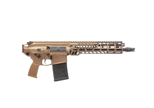 Sig Sauer MCX Spear AR10 Pistol 308 Winchester, 13" Barrel, Coyote Tan, M-Lok Handguard, 20rd